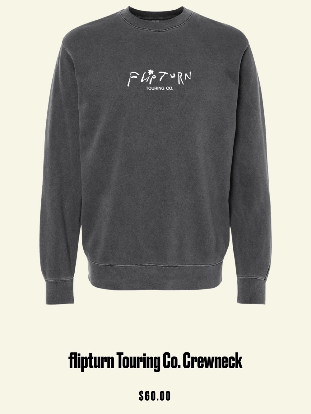 flipturn Touring Co. Crewneck